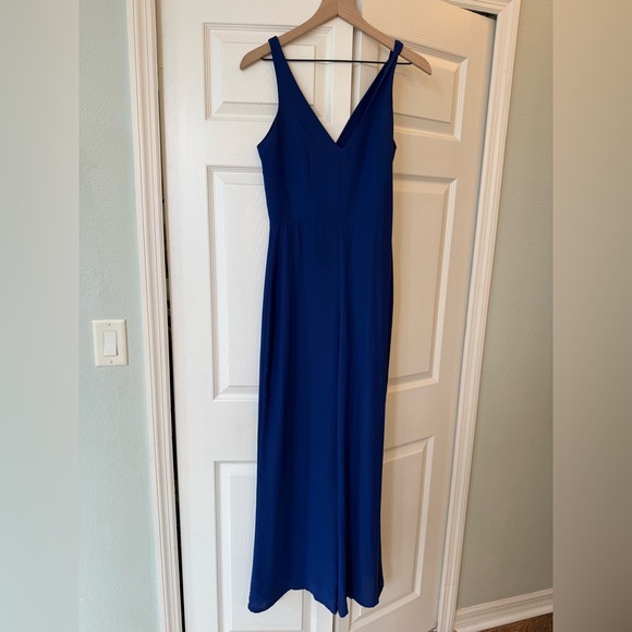 Amanda uprichard blue Lamar jumpsuit - Picture 3 of 11